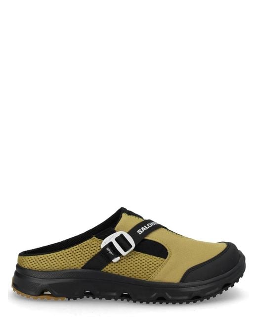 Salomon Green Multicolour Textile Sneakers