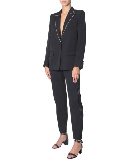 Givenchy Black Wool Blazer With Strass