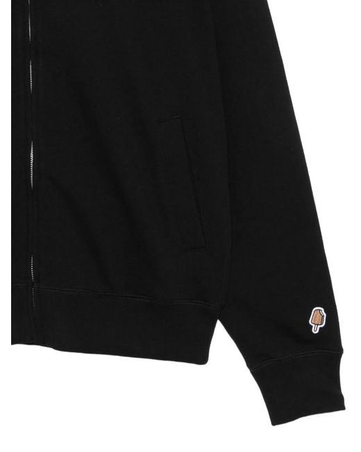 BBCICECREAM Black Logo Cotton Hoodie for men