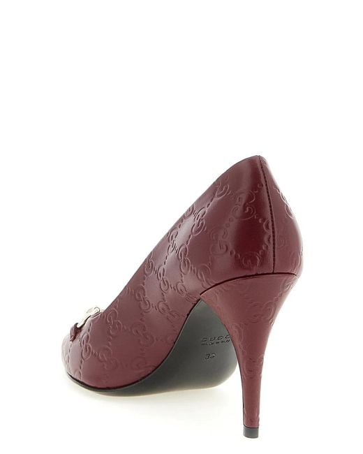 Gucci Brown 'Morsetto' Pumps