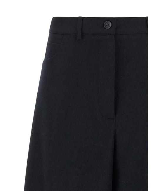 Nude Blue Barrel Silhouette Pants