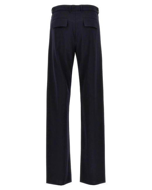 Givenchy Blue Fresh Wool Pants for men