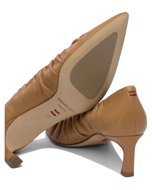 Halmanera Brown Rubber Heeled Shoes
