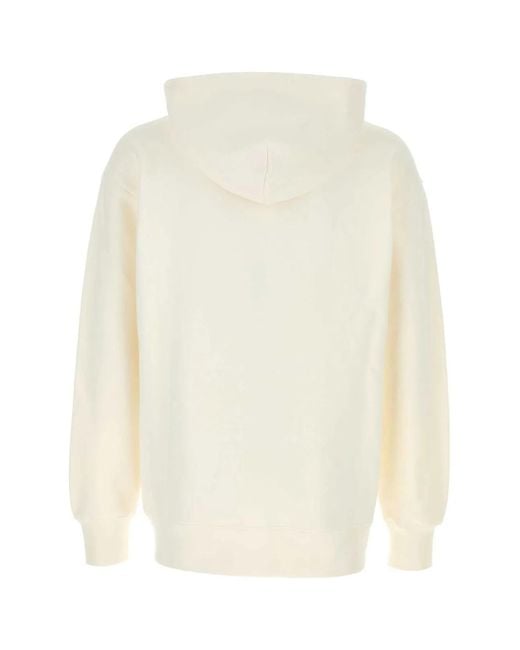 Valentino Garavani White Jersey Felpa for men