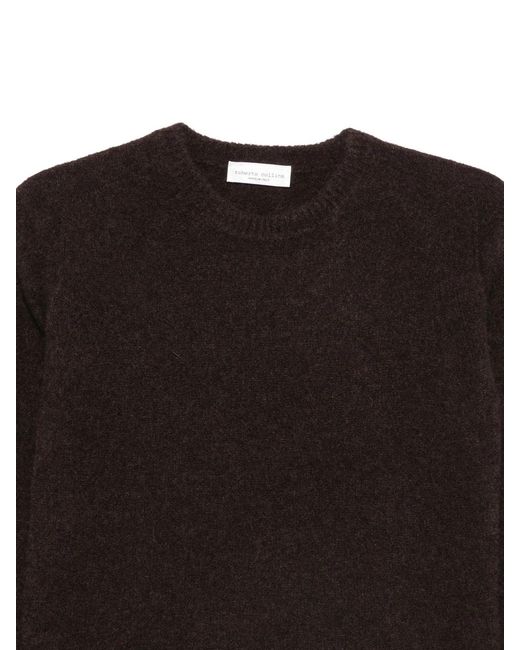 Roberto Collina Black Pullover Girocollo A Manica Lunga