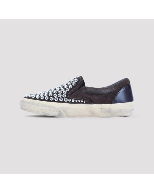 Golden Goose Deluxe Brand Blue Dark Studs Slip-On