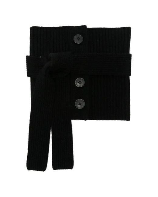 Dries Van Noten Black "Merlin" Collar for men