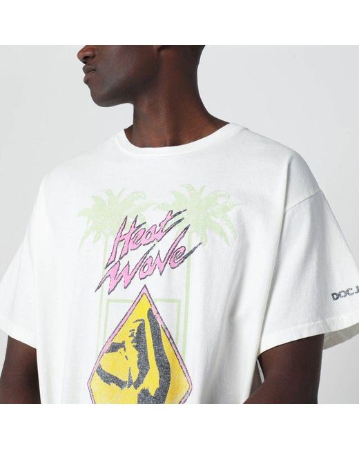 GALLERY DEPT. White Doc Johnson Heat Wave Tshirt for men