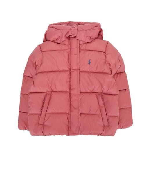 Polo Ralph Lauren Red Jr Sld Down Jkt-Outerwear-Bomber