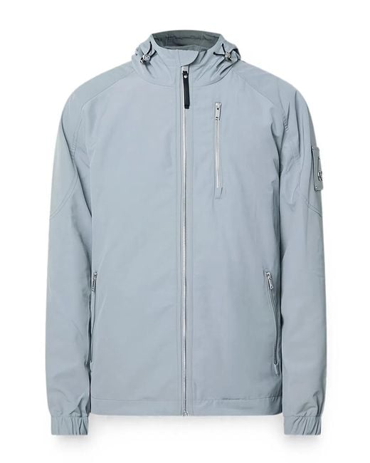 Moose Knuckles Blue Charlesbourg Hooded Jacket for men