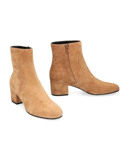 Céline Natural Havana Calf Zipped Boot