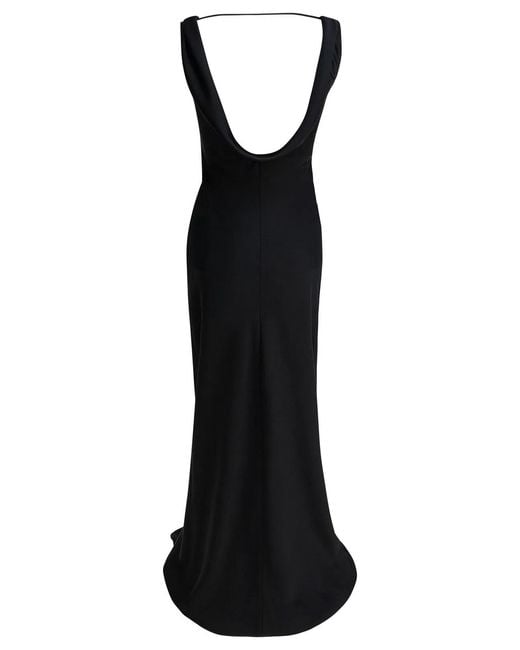 Semler Black Long And Flared Dress