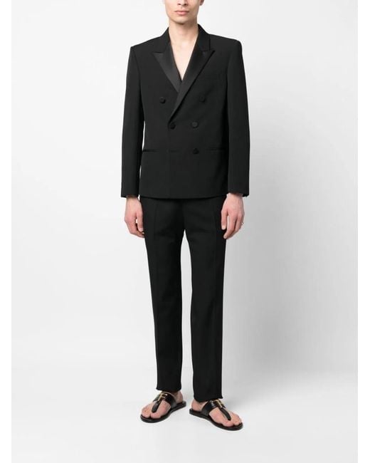 Saint Laurent Black Tailleur Pants for men