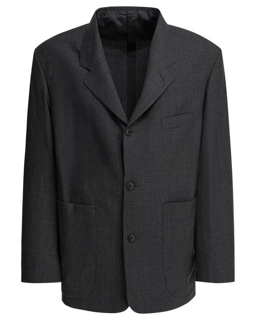 Beams Plus Black Wool Jacket for men