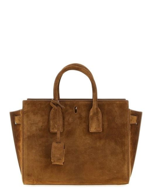 Saint Laurent Brown 'Sac De Jour' Small Handbag