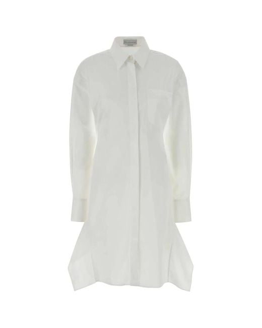 Stella McCartney White Poplin Dress