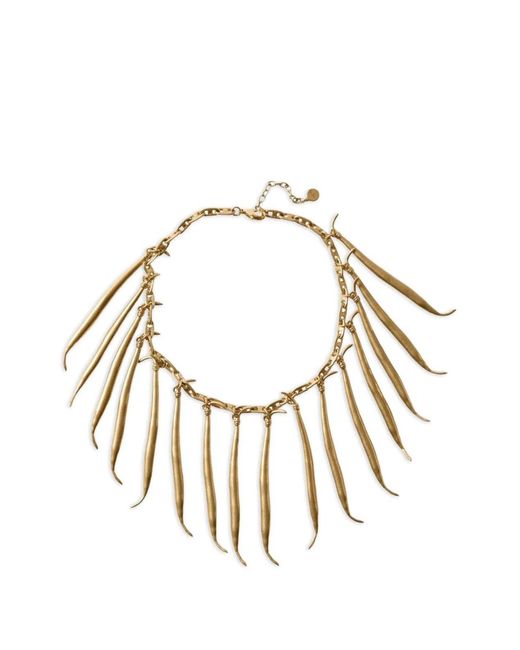 Jacquemus Metallic Collier Pendant Beans