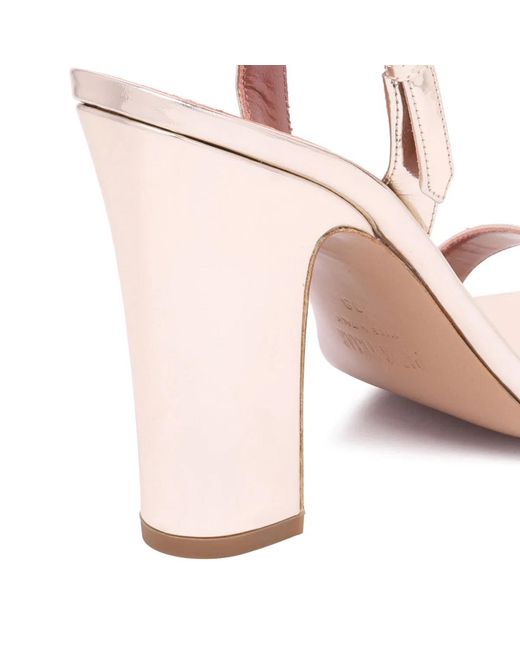 Paris Texas Pink Leather Sandals
