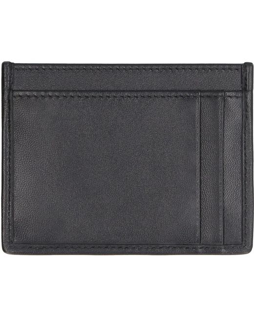 Miu Miu Black Matelassé Nappa Leather Card Holder