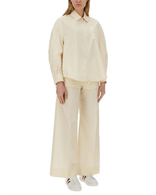 Moncler Natural Poplin Pants