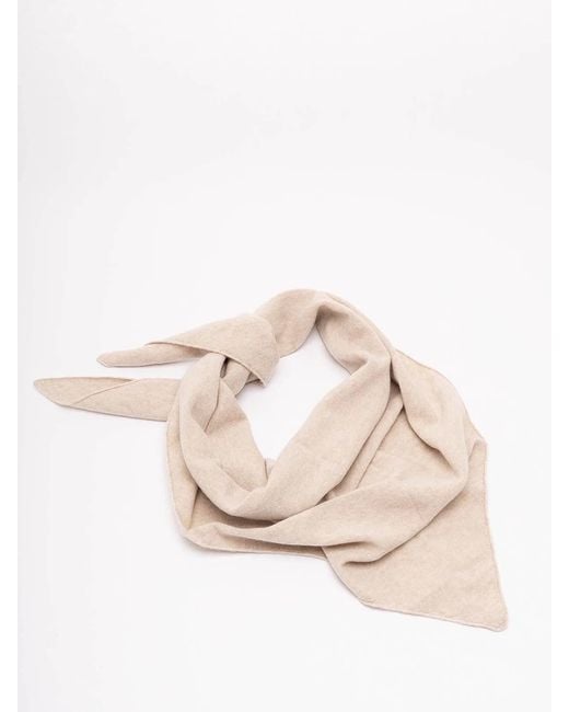 Brunello Cucinelli Natural Cashmere Scarf