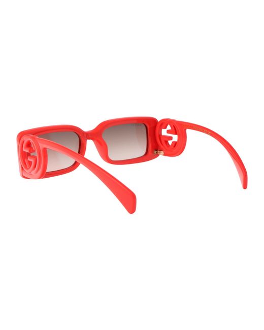 Gucci Red Injectate Sunglasses