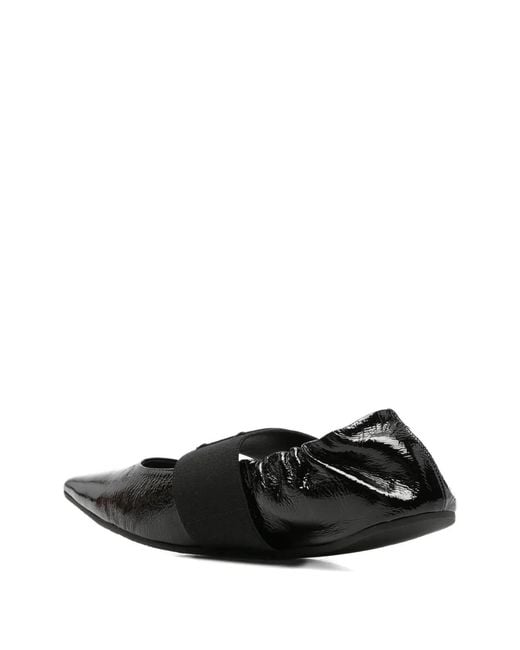 Givenchy White Ballet Shoes With Elastic