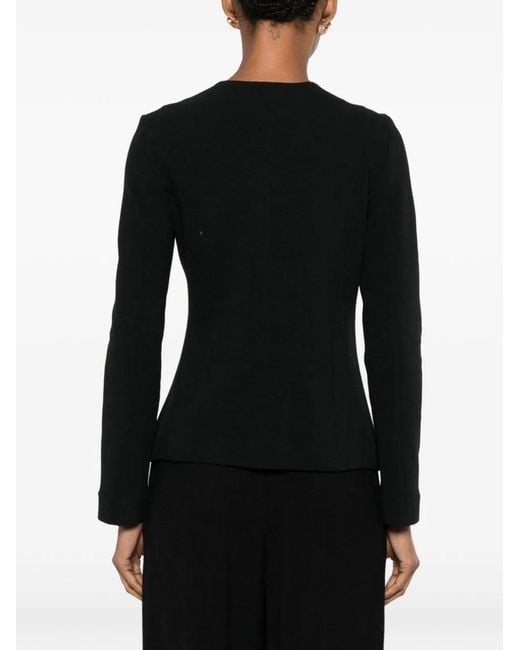 Emporio Armani Black Cotton Jacket