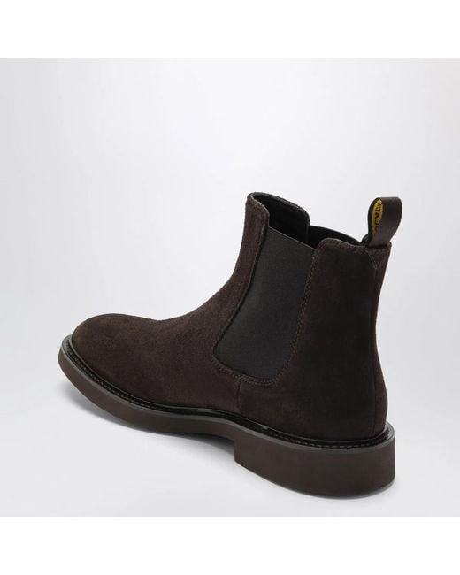 Doucal's Brown Suede Ankle Boots for men