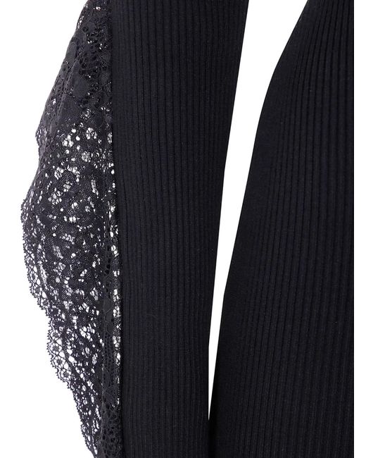 Blumarine Black Keyhole Rear Asymmetric Dresses