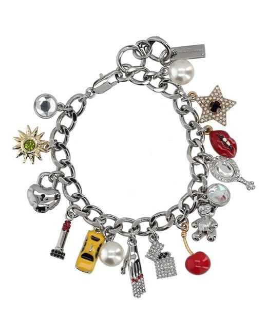 Marc Jacobs White "Trinket Charm" Bracelet