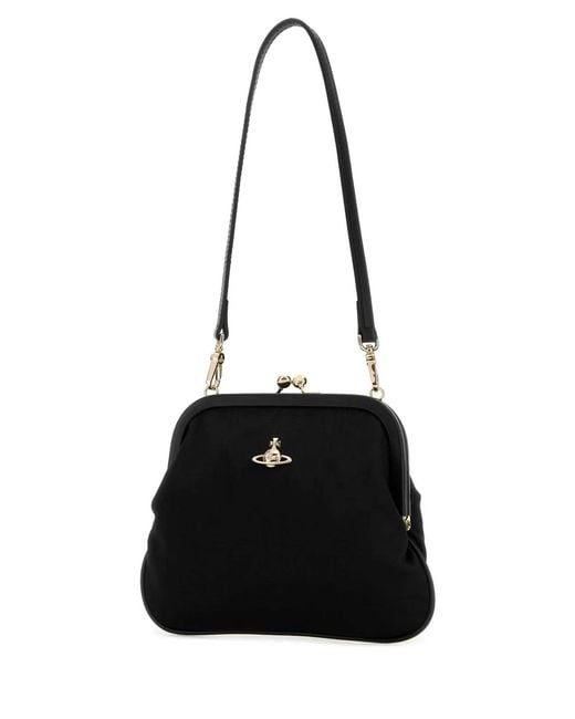 Vivienne Westwood Black Vivienne Clutch