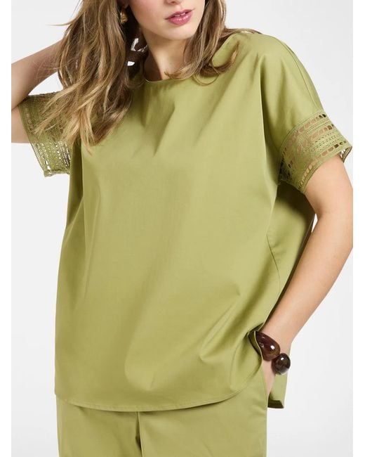 Elena Miro Green Blusa