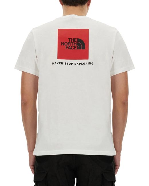 The North Face White T-Shirt With Logo for men