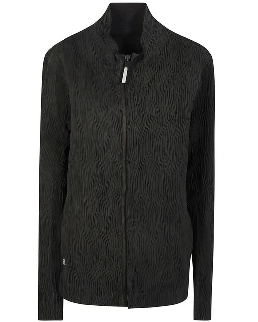 Isaac Sellam Black Leather Jacket for men