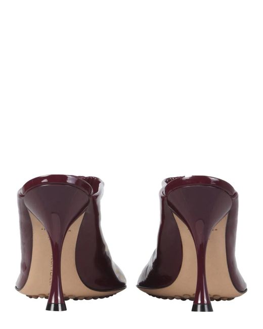 Bottega Veneta Purple Dot Sock Mules