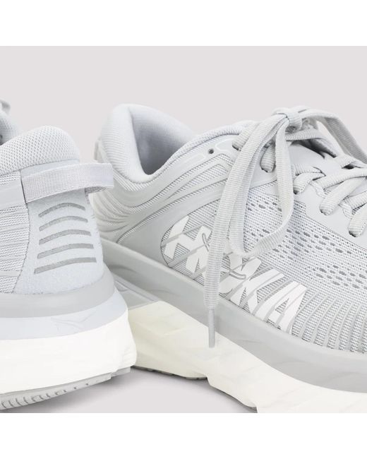 Hoka One One White Textile Synthetic Sneakers for men