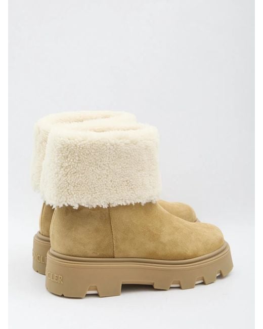 Moncler Natural Aurea Ankle Boots