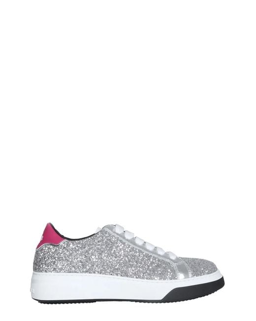 DSquared² White Bumper Sneakers