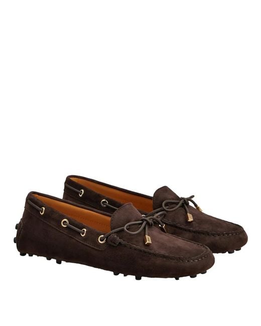 Tod's Brown Gommino Loafers
