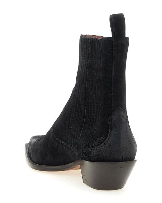 Sonora Boots Black 'Hernan' Ankle Boots