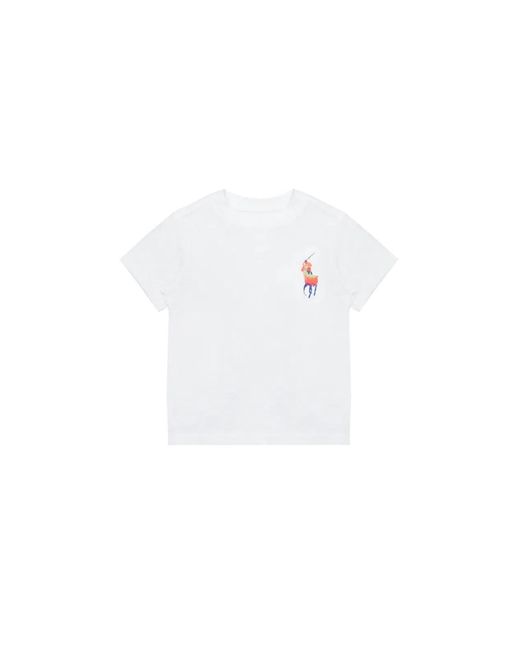 Polo Ralph Lauren White T-Shirt With Logo