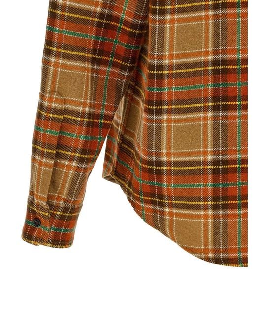 DSquared² Brown 'D2 Cottage Military' Shirt for men