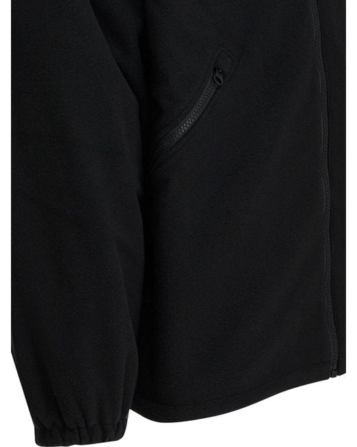 GR10K Black Polyester Jacket for men