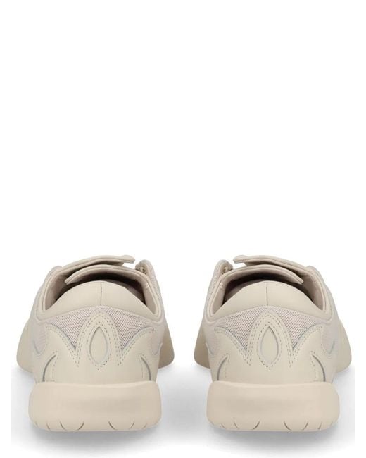 Y-3 Gray Y- Leather Sneaker