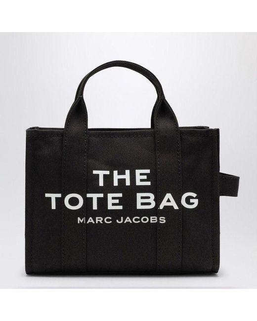 Marc Jacobs Black Canvas Small Tote Bag