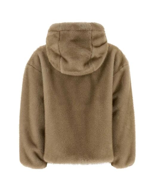 Herno Brown Ecopelliccia