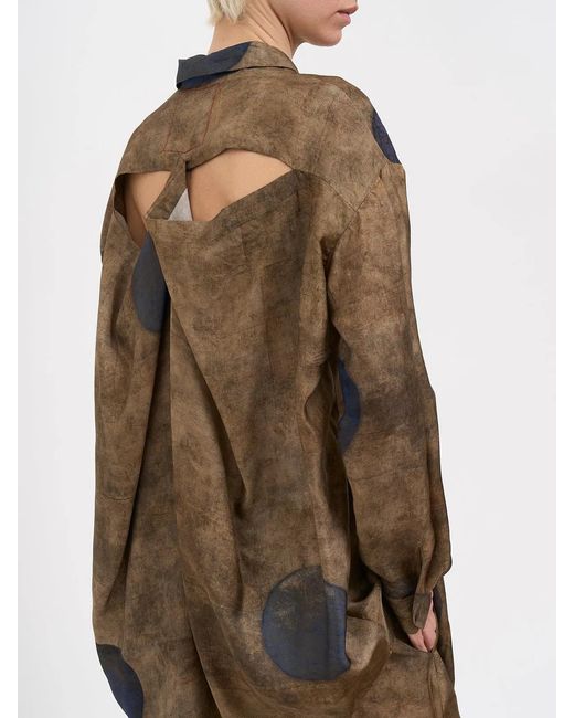 Uma Wang Brown Teays Shirt