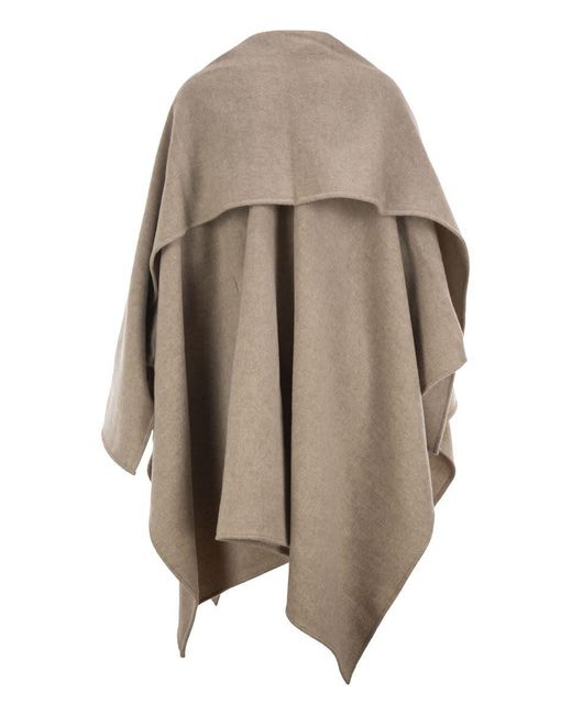 Fabiana Filippi Brown Wool Polyamide Jacket