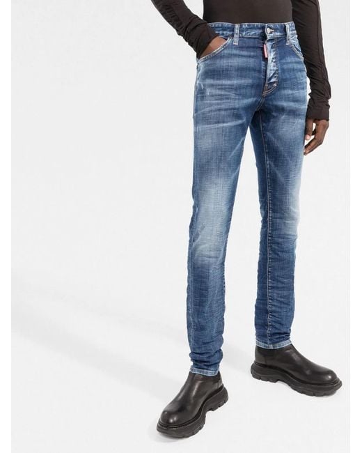 DSquared² Blue Cool Guy 5-Pocket Jeans for men